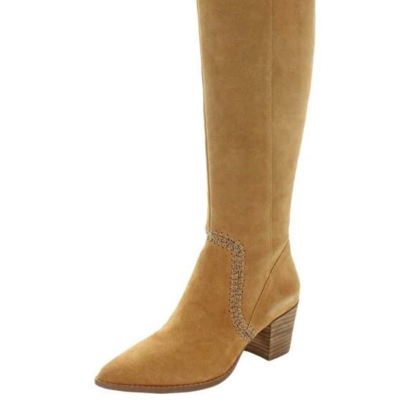 Sole Society Alexis tall boot in walnut colored - leather - Picture 1 of 14